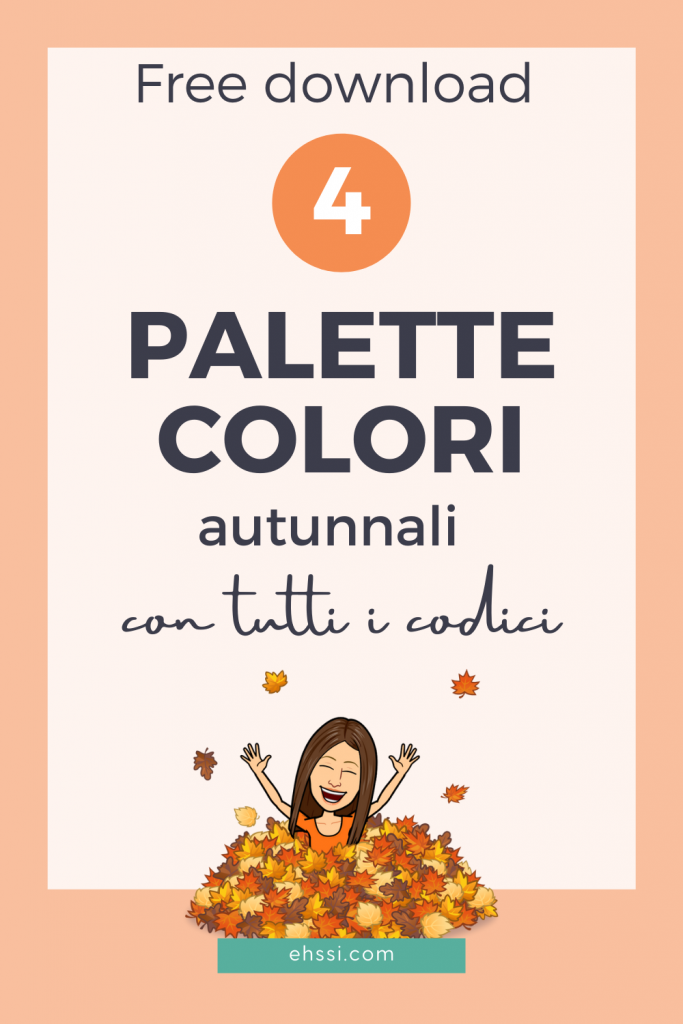 Palette colori autunno