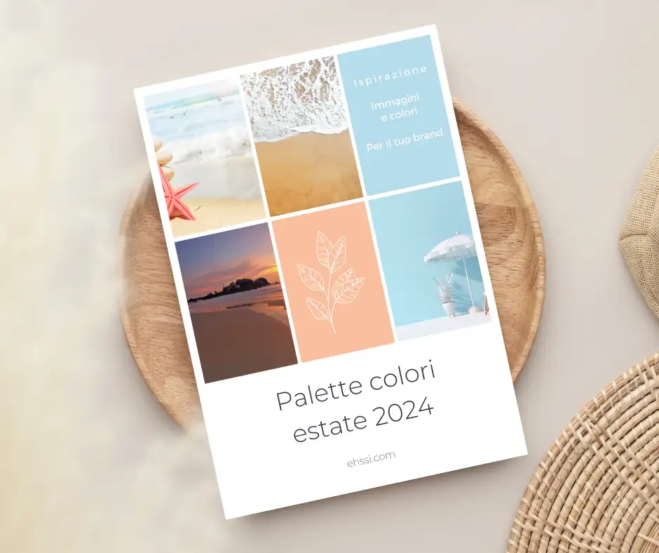 Ebook pdf con Palette colori estate 2024