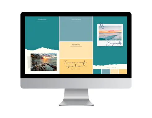 Sfondo per pc con i colori del mare